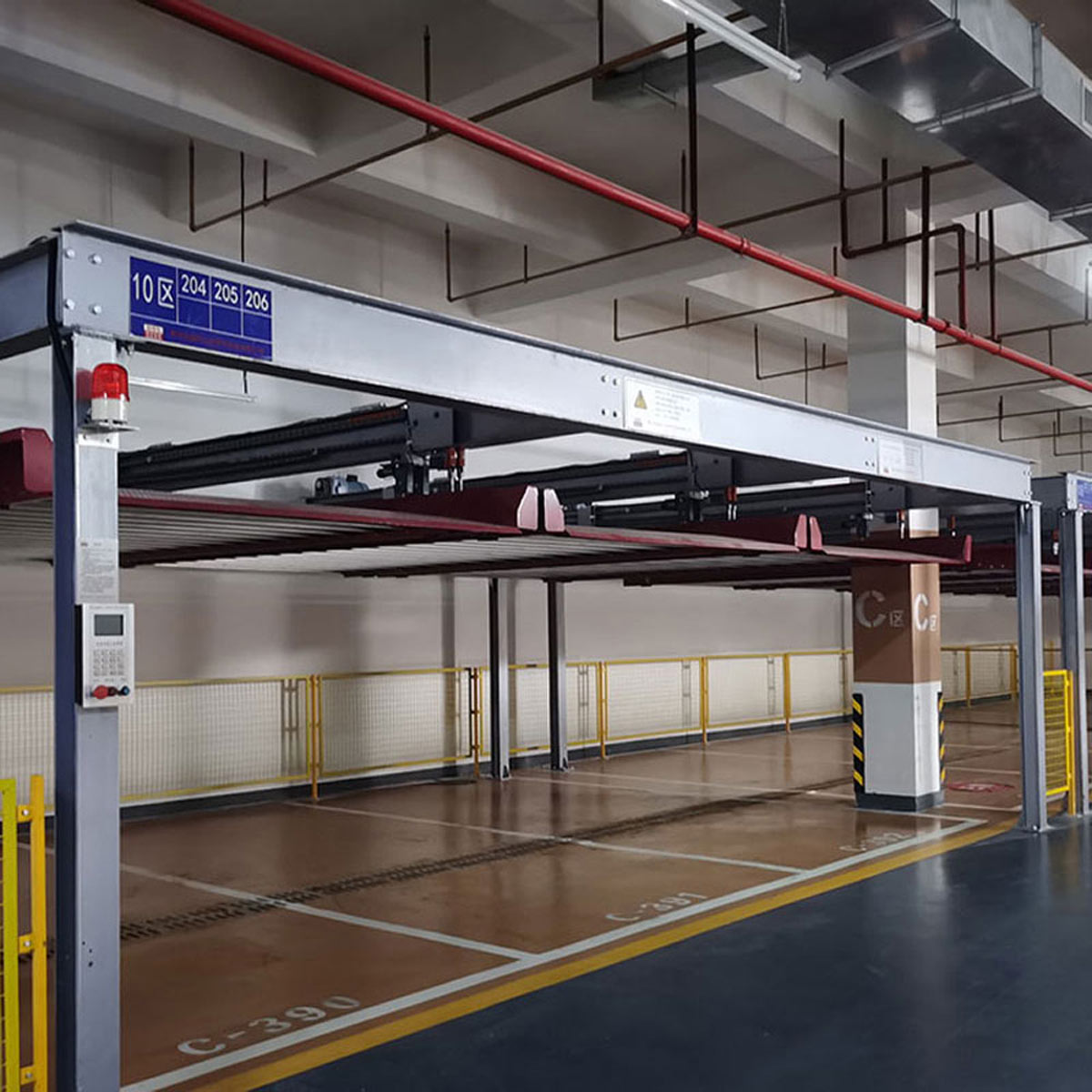 PJS四柱簡易升降機(jī)械式停車設(shè)備